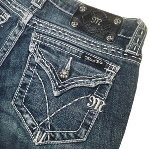 MISS ME Distressed Skinny Jeans - Size 27